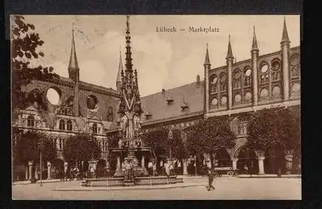 Lübeck. Marktplatz