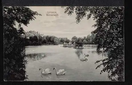 Lübeck. Mühlenteich