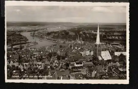 Lübeck. Blick von der Marienkirche