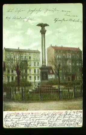 Berlin. Spandau. Krieger Denkmal auf der Plantage