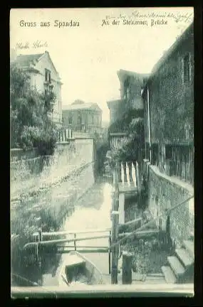 Berlin. Spandau An der Steinernen Brücke