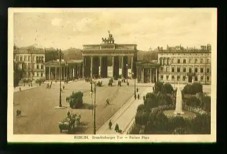 Berlin. Brandenburger Tor Pariser Platz