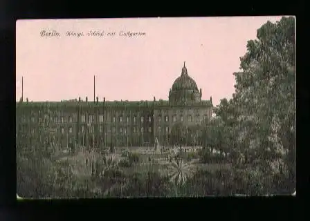 Berlin. Königl. Schloss mit Lustgarten