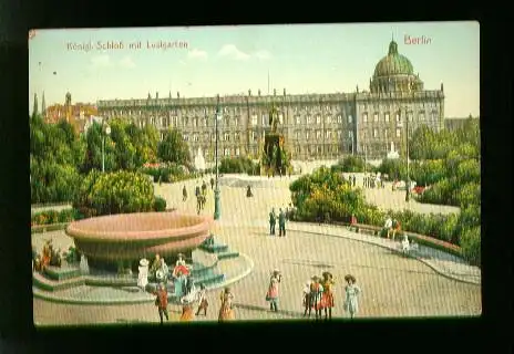 Berlin. Königl. Schloss mit Lustgarten