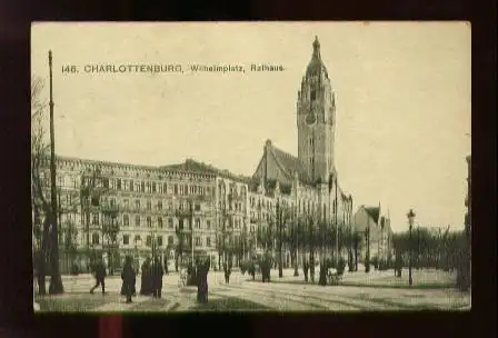 Berlin. Charlottenburg. Wilhelmplatz, Rathaus