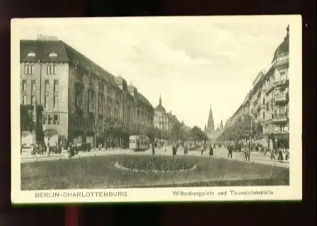 Berlin. Charlottemburg. Wittenbergplatz und Tauentzienstrasse