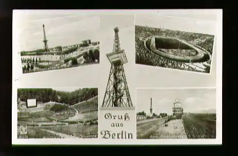 Berlin. Ausstellungshallen am Funkturm, Olympiastadion