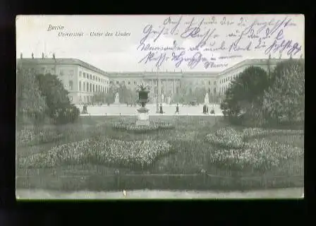 Berlin. Universität Unter den Linden