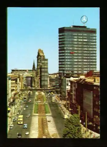 Berlin. Europa Center und Kaiser Wilhelm Gedächtniskirche