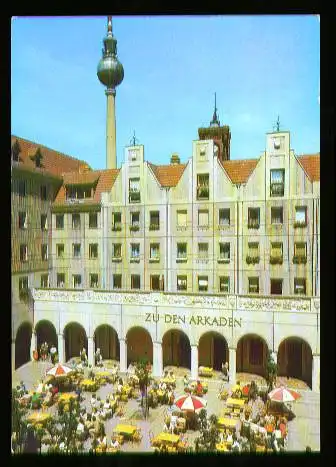 Berlin. Gaststätte &quot;Zu den Arkaden&quot; im Nikolaiviertel