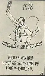 Hann.Münden. Hurra! Ich bin hindurch. 1918