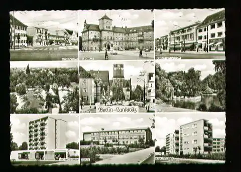 Berlin. Lankwitz. Leonstr., Rathaus, Kaiser Wilhelmstr., Park