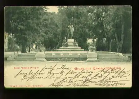 Berlin. Lichterfelde. Kaiser Wilhelm Denkmal