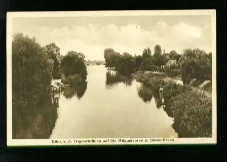 Berlin. Blick v. d. Triglawbrücke auf die Müggelspree