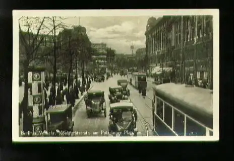 Berlin. Berliner Verkehr. Königgrätzerstr. Am Potsdamer Platz