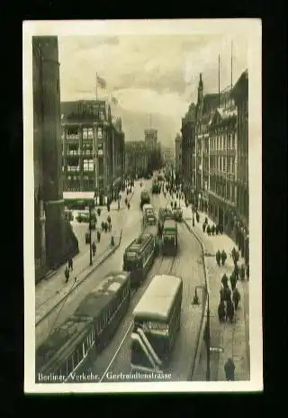 Berlin. Berliner Verkehr. Gertrautenstrasse