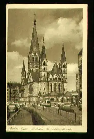 Berlin. Kaiser Wilhzelm Gedächtniskirche