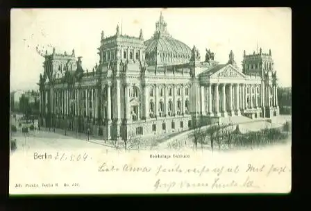 Berlin. Reichstag Gebäude