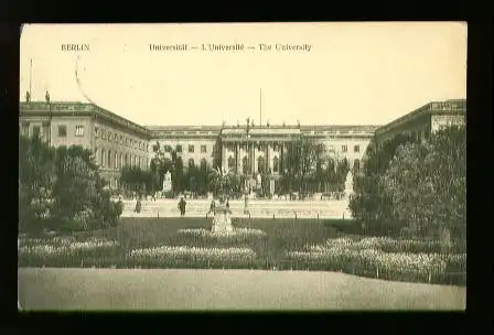Berlin. Universität L' Universite The University