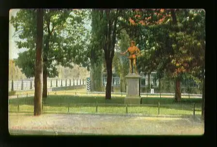 Berlin. Schloss Apotheke mit Coligny Denkmal