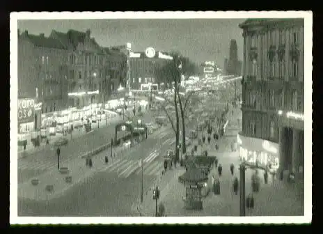 Berlin. Kurfürstendamm bei Nacht