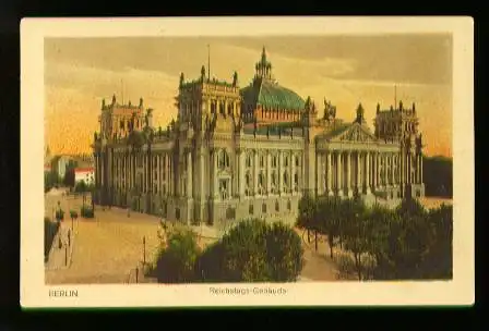 Berlin. Reichstag Gebäude