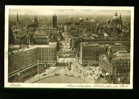 Berlin. Alexanderplatz, Blick über die Stadt