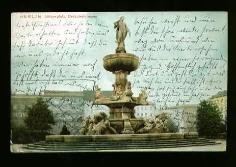 Berlin. Lützowplatz, Herkulesbrunnen