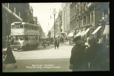 Berlin. Berliner Verkehr: Friedrich Ecke Leipzigerstrasse