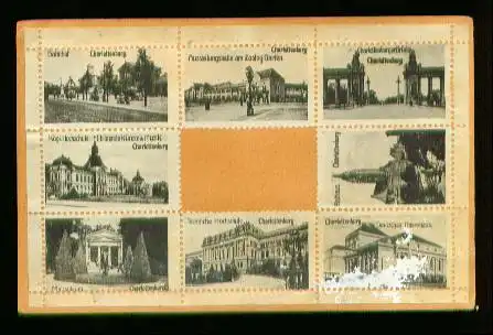 Berlin. Briefmarken von Charlottenburg: Bahnhof