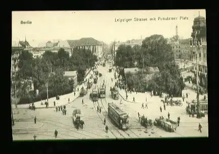 Berlin. Leipziger Strasse mit Potsdamer Platz