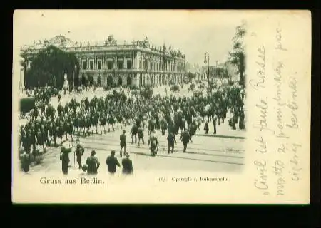 Berlin. Opernplatz, Ruhmeshalle