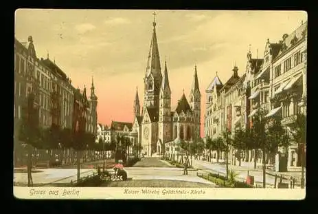 Berlin. Kaiser Wilhelm Gedächtnis Kirche