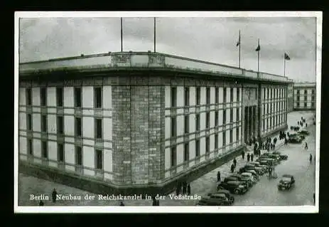 Berlin. Neubau der Reichskanzlei in der Vossstrasse