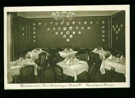 Berlin. Weinrestaurant &quot;Zum Austenmeyer&quot;