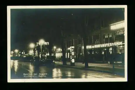 Berlin. Berlin bei Nacht : Kurfürsten Damm