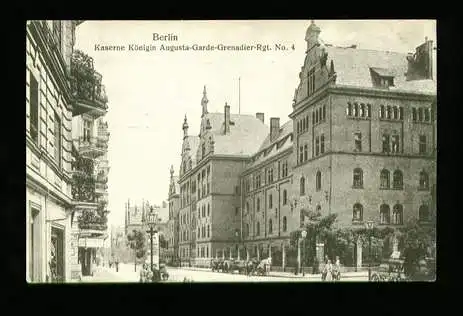 Berlin. Kaserne Königin Augusta Garde Grenadier Rgt. No 4