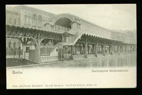 Berlin. Hochbahnhof Möckernbrücke