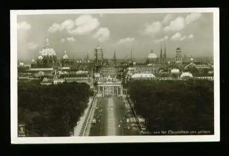 Berlin. von der Siegessäule aus gesehen