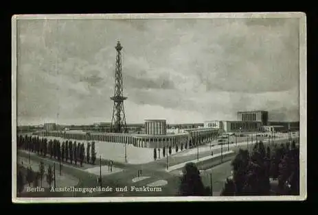 Berlin. Ausstellungsgelände und Funkturm