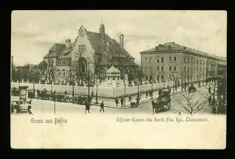 Berlin. Offizier Kasino des Garde Füs. Rgt. Chausseestr.