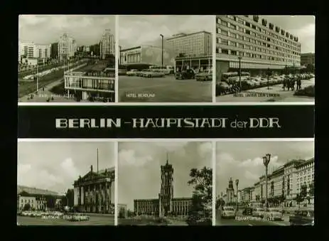 Berlin. Berlin Hauptstadt der DDR. Karl Marx Allee