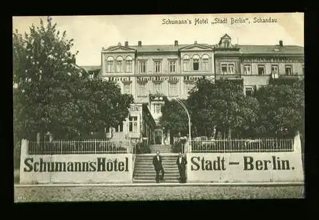 Berlin. Schandau. Schumanns Hotel Stadt Berlin