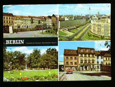 Berlin. Berlin Hauptstadt der DDR