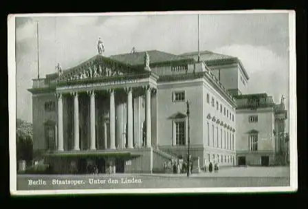 Berlin. Staatsoper Unter den Linden