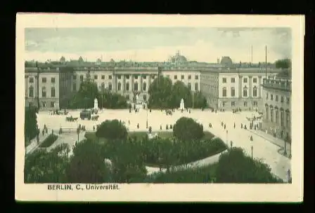 Berlin. C., Universität