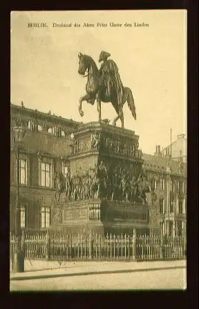 Berlin. Denkmal des Alten Fritz Unter den Linden
