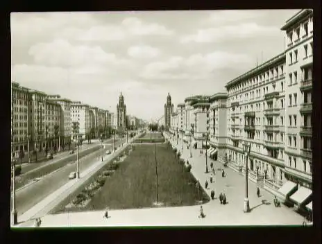 Berlin. Stalinallee Blick nach Westen