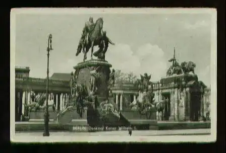 Berlin. Denkmal Kaiser Wilhelm I.