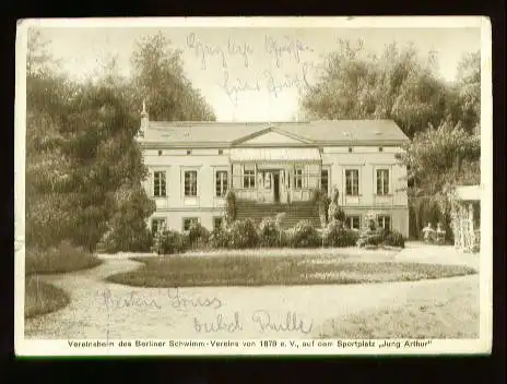 Berlin. Vereinsheim des Berliner Schwimm Vereins